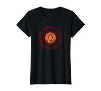 Star Trek Starfleet Command Badge T-Shirt, Women, Black, X-Large