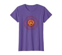 Star Trek Starfleet Command Badge T-Shirt, Women, Purple Heather, Medium