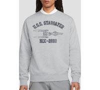 Star Trek Stargazer Athletic Crew Sweatshirt, Athletic Heather in Light Grey | Size: 2XL Star Trek Light Grey 2XL