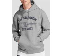 Star Trek Stargazer Athletic Hoddie, Athletic Heather in Light Grey | Size: Small Star Trek Light Grey S