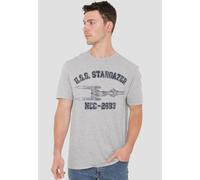 Star Trek Stargazer Athletic Unisex T-Shirt, Athletic Heather in Light Grey | Size: Large Star Trek Light Grey L