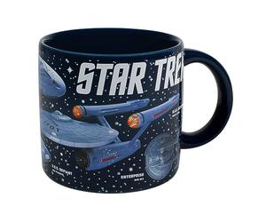 Star Trek - Starships of Star Trek Coffee Mug - Different Star Ships - Comes in a Fun Box