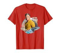 Star Trek Strange New Worlds Captain Pike T-Shirt, Men, Red, 3X-Large