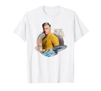 Star Trek Strange New Worlds Captain Pike T-Shirt, Men, White, Medium