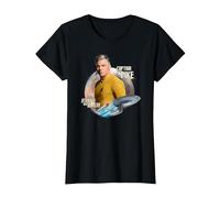 Star Trek Strange New Worlds Captain Pike T-Shirt, Women, Black, X-Small