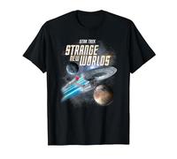 Star Trek Strange New Worlds Enterprise T-Shirt, Men, Black, 4X-Large