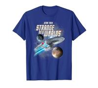 Star Trek Strange New Worlds Enterprise T-Shirt, Men, Royal Blue, XX-Large