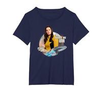 Star Trek Strange New Worlds Number One UNA T-Shirt, Women's Plus, Navy Blue, 6X
