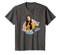 Star Trek Strange New Worlds Number One UNA T-Shirt, Youth, Asphalt Grey, Large