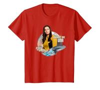Star Trek Strange New Worlds Number One UNA T-Shirt, Youth, Red, X-Small