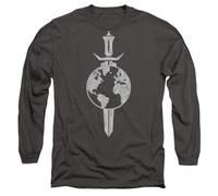 Star Trek Terran Empire Mens Long Sleeve T Shirt, Charcoal, XX-Large