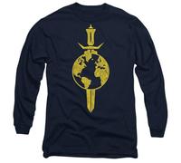 Star Trek Terran Empire Unisex Long Sleeve T Shirt, Navy, XX-Large