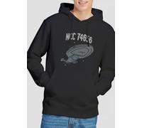 Star Trek The Intrepid Class Unisex Hoodie, Black Star Trek Black M