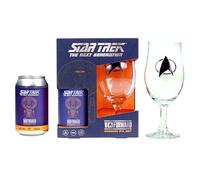 Star Trek: The Next Generation Beer & Glass Gift Set - Premium 330ml Ale & Branded Pint Glass. Wonderful Gift for Star Trek Fans, Birthdays & Christmas by Blue Tree Gifts