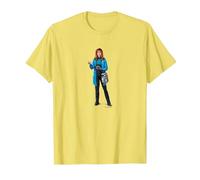 Star Trek: The Next Generation Beverly Crusher T-Shirt, Men, Lemon Yellow, Medium