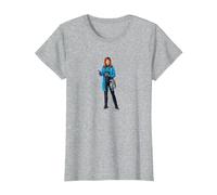 Star Trek: The Next Generation Beverly Crusher T-Shirt, Women, Heather Grey, X-Small