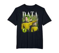 Star Trek: The Next Generation Data Heartthrob T-Shirt, Men's Big and Tall, Black, 6X Tall