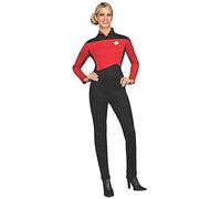 Star Trek The Next Generation Deluxe Jumpsuit Costume, Red, S