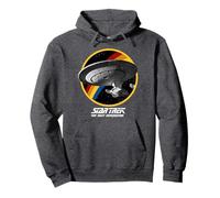 Star Trek The Next Generation Enterprise Rainbow Poster Pullover Hoodie