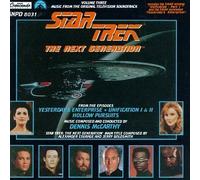 Star Trek - The Next Generation: Music From The Original Television Soundtrack, Volume Three (Yesterday's Enterprise, Unification, Hollow Pursuit) Soundtrack Edition by Dennis McCarthy, McCarthy, Dennis (1992) Audio CD