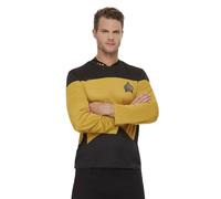 Star Trek: The Next Generation Operations Uniform Costume Top in Yellow | Size: Large Star Trek: The Next Generation Yellow L