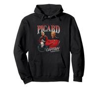 Star Trek The Next Generation Picard Homage Pullover Hoodie