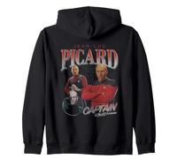 Star Trek The Next Generation Picard Homage Zip Hoodie