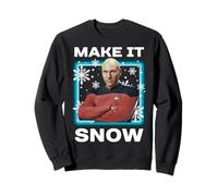 Star Trek: The Next Generation Picard Make It Snow Portrait Sweatshirt