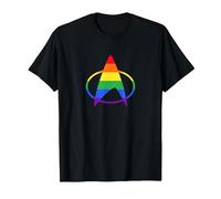 Star Trek: The Next Generation Pride Delta T-Shirt, Men, Black, Medium