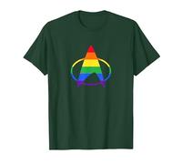 Star Trek: The Next Generation Pride Delta T-Shirt, Men, Dark Green, Medium