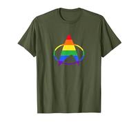 Star Trek: The Next Generation Pride Delta T-Shirt, Men, Olive Green, X-Large