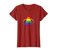 Star Trek: The Next Generation Pride Delta T-Shirt, Women, Cranberry Red, Large