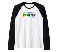 Star Trek: The Next Generation Proudly Go Rainbow Ship Raglan Baseball Tee