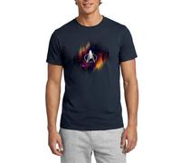 Star Trek The Next Generation Silver Delta Shield Men's T-Shirt