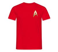 Star Trek The Original Series Crew Uniform Men's T-Shirt Red