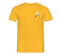 Star Trek The Original Series Crew Uniform Men's T-Shirt Yellow