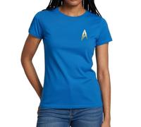 Star Trek The Original Series Crew Uniform Women's T-Shirt Royal Blue