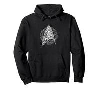 Star Trek: The Original Series Iconic Mashup Pullover Hoodie, Adult Unisex, Black, XX-Large