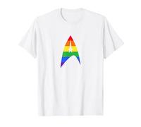 Star Trek: The Original Series Pride Delta T-Shirt, Men, White, Medium