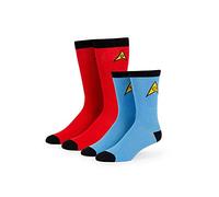 Star Trek: The Original Series Spock Mens & Uhura Womens Sock Set | 2 Pairs
