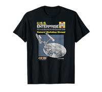 Star Trek The Original Series U.S.S Enterprise Manual T-Shirt
