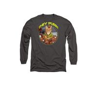 Star Trek The Purr Long Sleeve T-Shirt, Charcoal Star Trek Grey L
