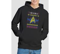 Star Trek Trek The Halls Ugly Christmas Hoddie, Black | Size: Small Star Trek Black S