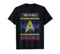 Star Trek Trek the Halls Ugly Christmas T-Shirt