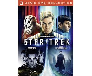 STAR TREK TRILOGY COMPLETE MOVIE FILM COLLECTION DVD INTO DARKNESS BEYOND UK R2