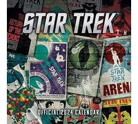 Star Trek TV Series 2024 Calendar, Month To View Square Wall Calendar, Official Product