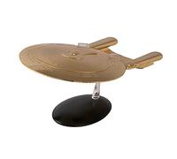 Star Trek - U.S.S. Enterprise NCC-1701-D XL Starship (18K Gold Plated Limited Edition) - Star Trek Official Starships Collection by Eaglemoss Collections
