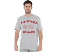 Star Trek Voyager Athletic Unisex T Shirt, Athletic Heather, X-Large