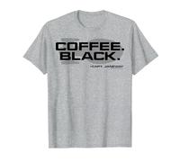Star Trek Voyager Coffee Black Capt. Janeway T-Shirt, Men, Heather Grey, Small