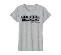 Star Trek Voyager Coffee Black Capt. Janeway T-Shirt, Women, Heather Grey, XX-Large